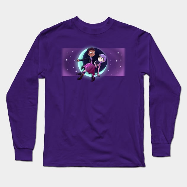 Lumity~Dancing in the Moonlight Long Sleeve T-Shirt by vcm1824